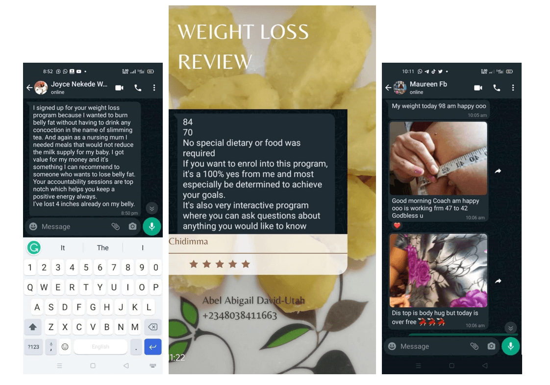 Student testimonials