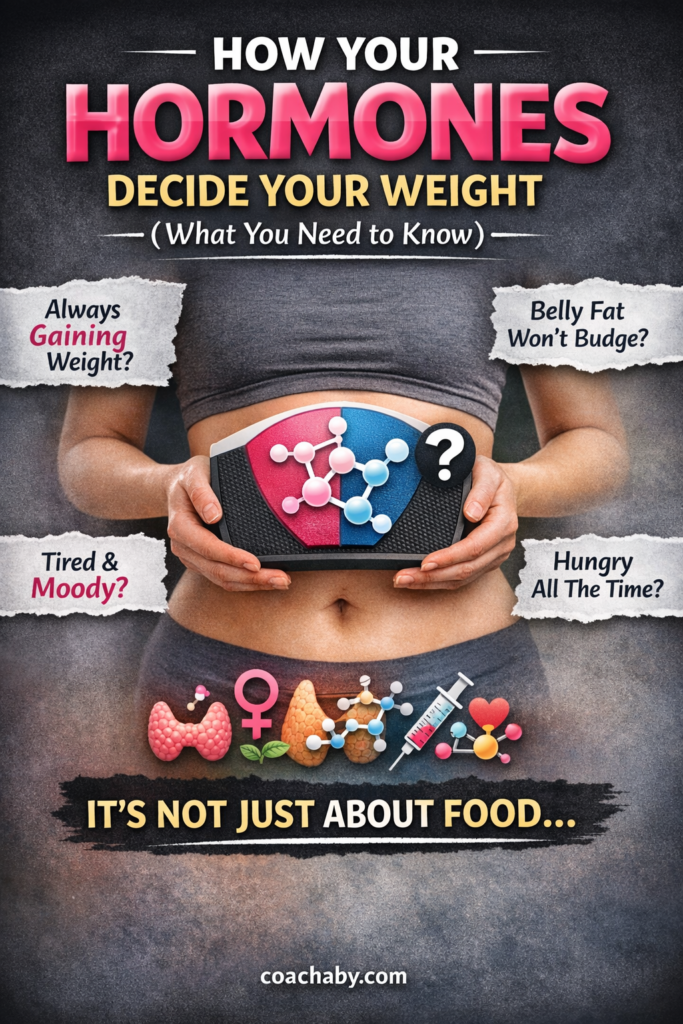 HOW YOUR HORMONES DECIDE YOUR WEIGHT, NOT JUST FOOD. ⚖️